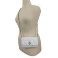 thumbnail image 4 of Tory Burch Women's Willa Glazed Chain Wallet (Blanc), 4 of 5