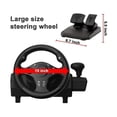thumbnail image 4 of DOYO R270 Gaming Steering Wheel Video Game Controllers for PlayStation Nintendo Switch Xbox, Black, 4 of 12