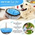 thumbnail image 2 of Friendly Barks Adjustable Snuffle Mat for Dogs, with Suction Cup, Dog Enrichment Toys with Pet Training Clicker to Encourage Dogs Foraging Skills and Slow Eating, 2 of 6