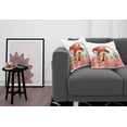 thumbnail image 3 of Ambesonne Floral Throw Pillow Cover 2 Pack, Mushroom House in Garden, 24", Multicolor, 3 of 5