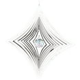 thumbnail image 3 of Woodstock Wind Chimes Woodstock Rainbow Makers Collection, Woodstock Shimmers, Crystal 5" Silver Wind Shimmer SHCP, 3 of 8