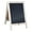 White, variant on BizChair 30" x 20" Vintage Wood A-Frame Magnetic Indoor/Outdoor Chalkboard Sign, Freestanding Double Sided Extra Large Message Board, Torched Brown