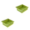 thumbnail image 3 of maskred 1/2/3 2PCS Kitchen Fridge Freezer Space Saver Organizer Storage Rack Shelf Holder Box green 2PCS, 3 of 6