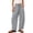 Black(New&Hot), variant on ZHYou No Boundarie Stripe Pants for Women Drawstring Elastic Waist Wide Leg Lightweight Vacation Casual Trousers with Pockets,Black,Size M