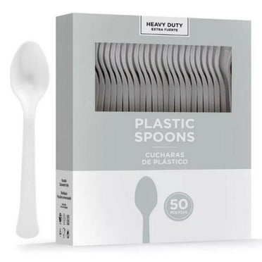 PLASTIC SPOONS (50 COUNT)