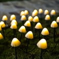 thumbnail image 1 of Luces solares con forma de hongo para decoración de jardín al aire libre, 8 modos de iluminación solar con forma de hongo mágico para uso en exteriores, patio, jardín, decoraciones de Halloween., 1 of 5