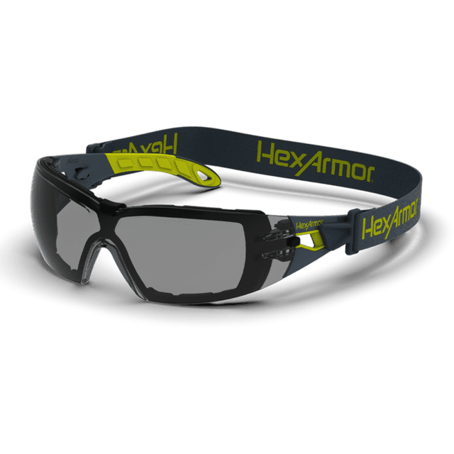 Hexarmor Lente de seguridad Mx200g mica gris antiempañante