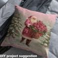 thumbnail image 2 of Castle Fairy Santa Claus Fabric by the Yard 1 Yard for Girls,Merry Christmas Home Decor Fabric by the Yard,Chic Flower Rose Room Decor Fabric by the Yard,Super Cozy Room Decor, 2 of 6