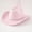 Pink, variant on EliteGoogv Unisex Sun Hat Rhinestone Embellished Curved Brim Sun Cap For Men Women Bohemian Casual Western Hat Headwear