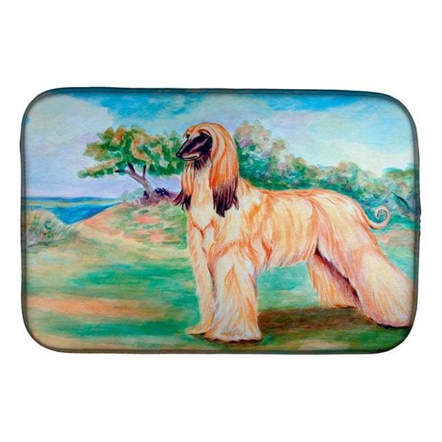 Carolines Treasures 7138DDM Afghan Hound Dish Drying Mat