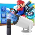 thumbnail image 4 of AOSO 300Pro 4K Mini Proyector Portátil, Auto Keystone, 200 ANSI Android projector Inteligente con WiFi6 & BT 5, Pantalla de 120 Pulgadas, Giro de 160 Grado, Proyectors de Cine Familia y Para Exteriore, 4 of 5