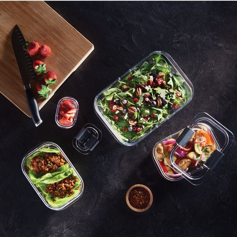 Rubbermaid Brilliance Food Storage Container Set, 20 Piece