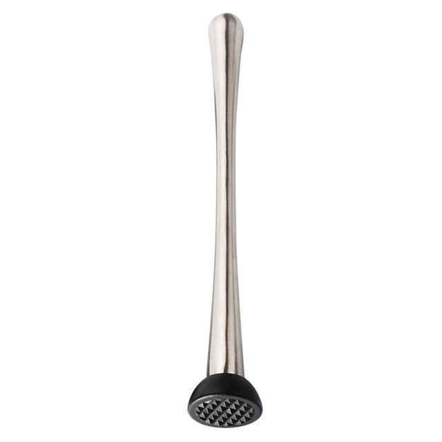 Matsuzay Cóctel Muddler Acero inoxidable Bar Mezclador Bar Utensilios Accesorios Cóctel DIY Jugo de fruta Muddler Barra de hielo triturado Barra de herramientas 30*4cm Matsuzay JJ25634-04B
