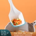 thumbnail image 4 of Ganfancp Inicio Cocina Colador Fugas Red Pesca Fideos Olla Antiadherente Alta Temperatura Nylon Filtro Cuchara Grande Pesca Fugas Pala Ofertas Flash 1X Cucharón, 4 of 7