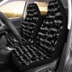 thumbnail image 1 of Juego de 2 Fundas para Asientos de Coche ABPHQTO con Diseño de Texto Abstracto, 1 of 4