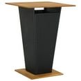 thumbnail image 3 of vidaXL 5 Piece Garden Bar Set Black Poly Rattan&Solid Wood Acacia, 3 of 4