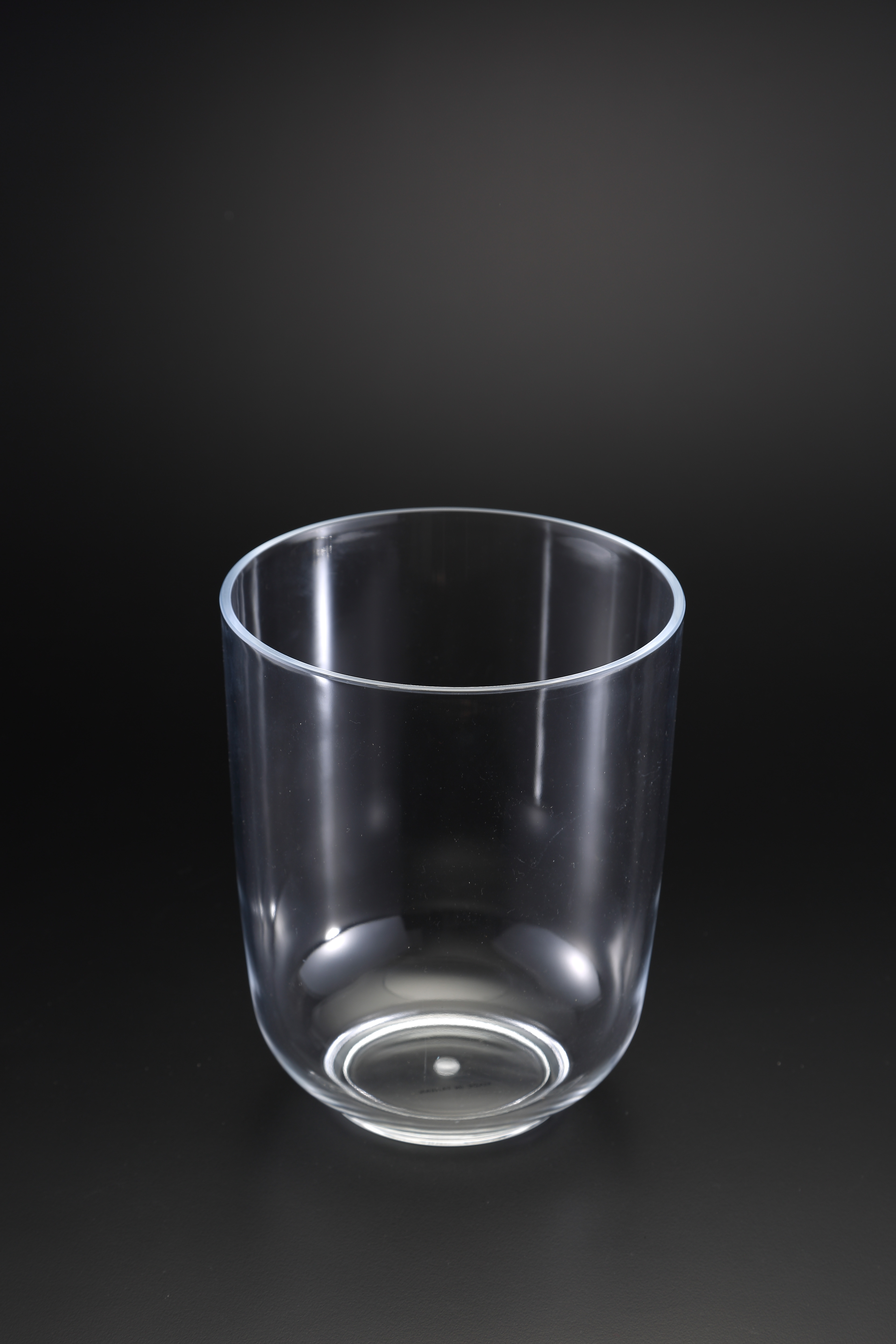 Acrylic Lucite Round Trash Can Measurements 8 1/2 x 10 1/4 inches