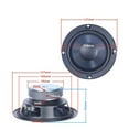 thumbnail image 5 of AOOOWER Bass Driver For Car Door Installation Temperature Resistant Rubber Edges Speaker, 5 of 20