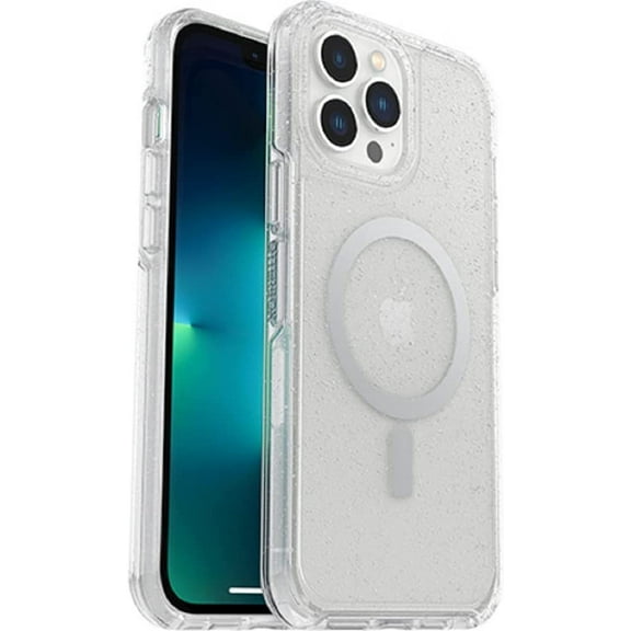 OtterBox Symmetry Series  Clear Antimicrobial Case with MagSafe for iPhone 12/13 Pro Max (Only) - Non-Retail Packaging - Stardust