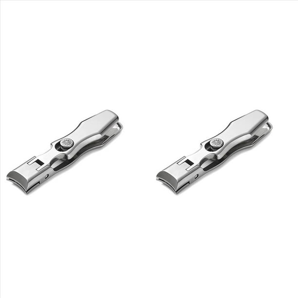 2X Cortaúñas Portátil Cortaúñas Profesional de Acero Inoxidable Cortadora de Uñas de Viaje Cortadora de Uñas Máquina Cortadora de Uñas de Los Pies