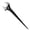 10in, variant on 10inch Adjustable Spud Wrench, 4 in 1 Multifunctional Spud Wrenches, Adjustable Wrench and Hammer, SAE Scale, Oxide Finish, for Garage Workshop DIY