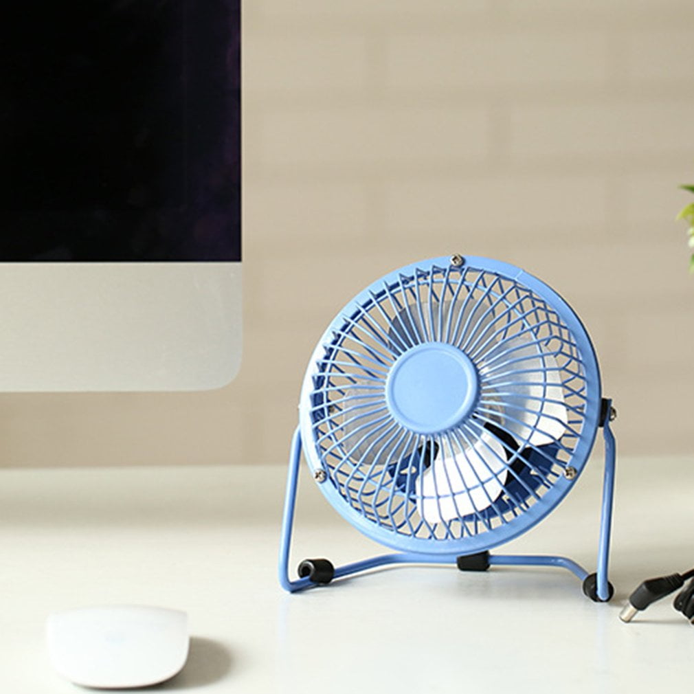 Leshp 4 Inch Super Quiet Portable Usb Fan Rechargeable Desk Fan