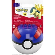 MEGA Pokemon Cyndaquil building set with 28 pieces and Poke Ball