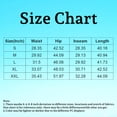 thumbnail image 3 of Womens Casual Cotton Linen Pants Lightweight Summer Loose Fit High Waist Straight Leg Plus Size Solid Lounge Trousers Light Blue XL, 3 of 5