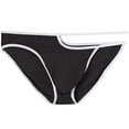 thumbnail image 2 of TANBOM Men's Hollow-Out Triangle Briefs Nylon Underwear Black M 1-Pack, 2 of 6