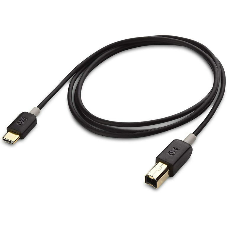 Cable Matters USB 2.0 Type C (USB-C) to Type B Printer Scanner Cable Black 3.3 Feet - Walmart.com
