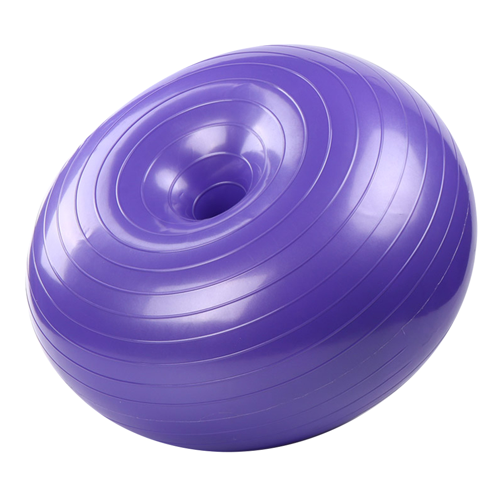 2 Pack Yoga Ball Exercise Equipment for Home Donuts Shaped Office