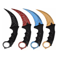 thumbnail image 1 of Cuchillo Karambit Labg Tactico Militar Caceria 4pcscolores, 1 of 5