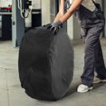 thumbnail image 4 of DEEPCRAFF Waterproof Black Tire Cover for Cars with Windproof Hook Universal Fit for Rv and Trailer Tires, 4 of 8