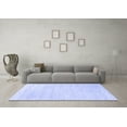 thumbnail image 3 of Ahgly Company Indoor Square Solid Blue Modern Area Rugs, 8' Square, 3 of 4