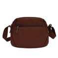 thumbnail image 3 of Bolsa cruzada de nailon para mujer con múltiples bolsillos con cremallera, cartera pequeña y ligera de hombro para uso diario, viajes y actividades al aire libre, 3 of 5