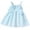 Light Blue, variant on Noric Girls Summer Dresses Sleeveless Spaghetti Strap Princess Dresses with Big Bow Tie Loose Fit A Line Swing Dresses Ages 0-9