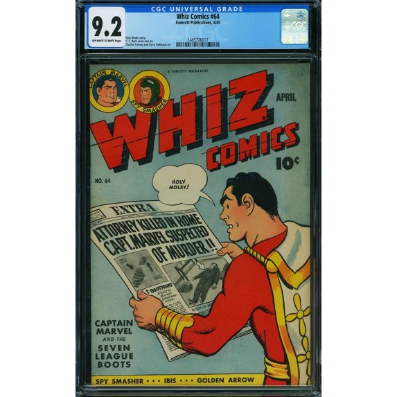 Whiz Comics #64 - CGC 9.2 Comic Book