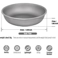 thumbnail image 3 of SSKFBFJG Titanium Plate Dish Outdoor Camping Tableware Ultralight Round Fruit Titanium Alloy Dinner Dishes Pan for BBQ Hiking Picnic (Large), 3 of 8