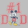 thumbnail image 2 of Mens Mickey & Friends Father's Day Mousey #1 Dad Lightweight Hoodie, 2 of 4