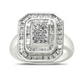 thumbnail image 4 of Sterling Silver 1ct. TDW Round & Baguette Diamond Ring (I-J, I2-I3), 4 of 8