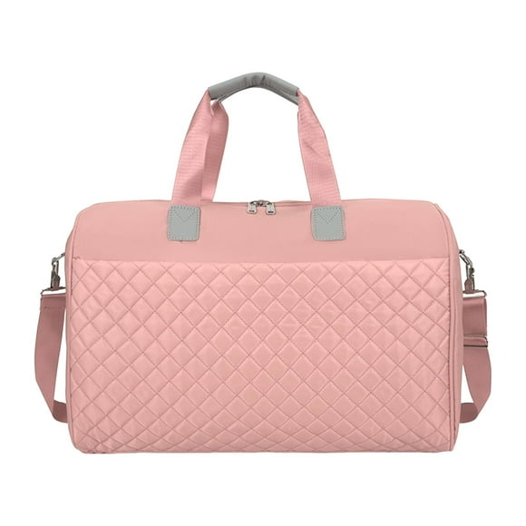 Bolsa de viaje portátil Yuyangstore Impermeable Tela Oxford Bolso de moda Durante la noche Weekender rosa