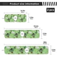 thumbnail image 4 of Coolnut 2 Pack Faucet Mat Splash Guard for Kitchen Sink, Dandelion Ladybugs 14x5 Inch Super Absorbent Microfiber Sink Protector Mat, Kitchen Sink Mat Machine Washable Kitchen Sink Accessories, 4 of 7