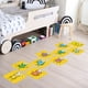 thumbnail image 3 of Gwong Decoración hogareña 10pcs / set pegatinas de piso autoadhesivo de dibujos animados Imprimir sin residuos Número de celosía juego Etiqueta engomada de la pared para la habitación de los niños Gwong 21077405, 3 of 6