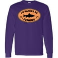 thumbnail image 3 of Inktastic I'd Rather Be Fishing Long Sleeve T-Shirt, 3 of 5