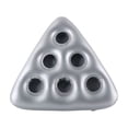 thumbnail image 2 of Inflatable Pool Cup Holder Float for 6 Drinks Wearable Hat Summer Floating Beverage Caddy, 2 of 7