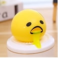 thumbnail image 5 of MINKUROW 4-Pack Cute Yellow Round Sucking and Vomiting Lazy Egg Yolk Vomiting Yolk Slime,Vomiting Egg Yolk,Prank Toys, 5 of 6