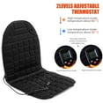 thumbnail image 4 of Heated Seat Cushion,12V Car Seat Heater Car Heat Seat Cushions Cover Pad Winter Warmer for Auto Driver Seat Office Chair Home, 4 of 9