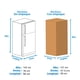 thumbnail image 4 of Refrigerador White-Westinghouse de 7.3 Pies Top Mount Plateado WWCR073206TMHS, 4 of 4