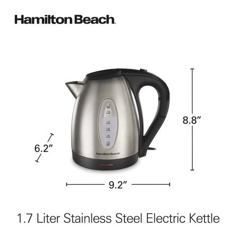 Hamilton Beach - 1.7-Liter Stainless Steel Electric Kettle