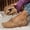 Brown, variant on Women's Casual Slip-On Loafers, Soft Suede Wide Width Flat Shoes, Comfortable Flexible Sole Walking Shoes for Work Everyday Wear, 6 Colors